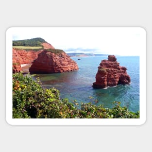 Ladram Bay Jurassic Coast Devon England Sticker